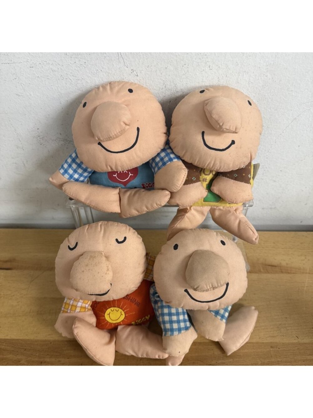 Knickerbocker 1978 Ziggy Bean Bag Dolls Lot Of 4 Everybody Needs Love